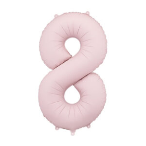 Extra veliki folija balon broj 8 - 86cm punjen helijumom – rođendanska dekoracija