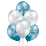 Okrugli latex balon punjen helijumom - Baby boy - 1 komad