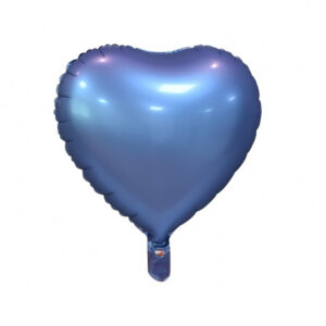 Plavi folija balon srce punjen helijumom – Romantično iznenađenje