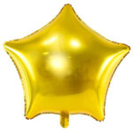 Zlatni folija balon punjen helijumom - zvijezda